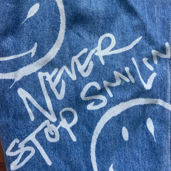 H&M x Smiley Wide Leg Jeans - Picture 4 of 5